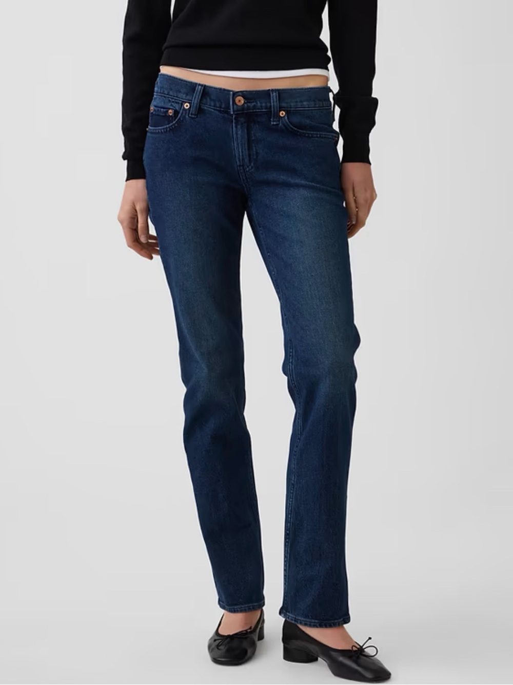 GAP 90’s straight low rise jeans